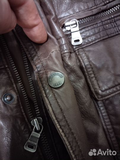 Кожаная куртка Milestone (Германия) 52/54р