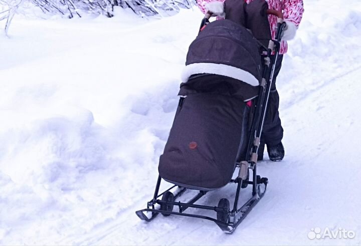 Санки коляска ника 7 8