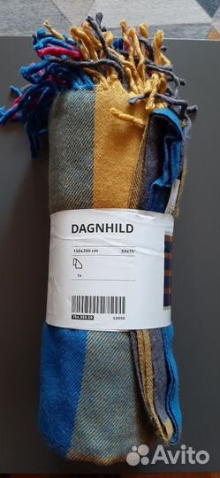 Плед Дагнхильд икеа новый,в упаковке,по своей цене