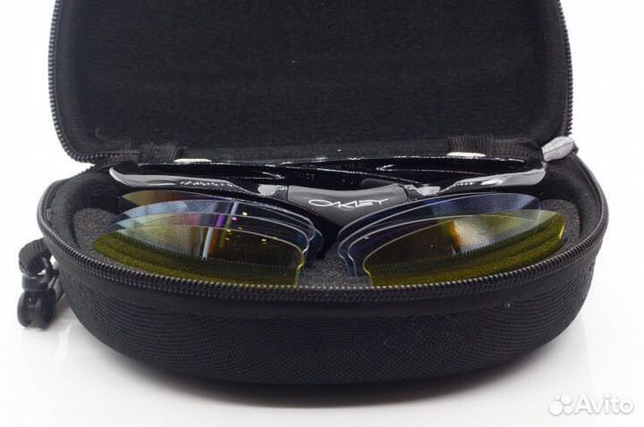 Тактические очки с 5 сменными линзами в чехле