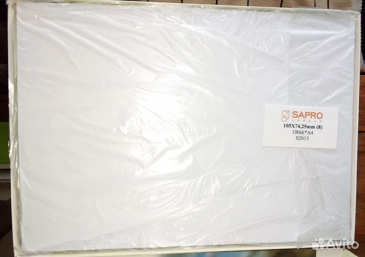 Самоклеющиеся этикетки 8 делений 100 листов