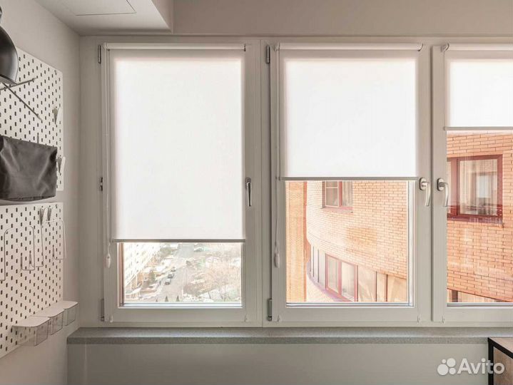 Рулонные шторы мини полупрозрачные 70*140