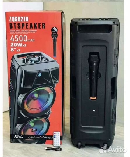 Большая блютуз колонка 8210