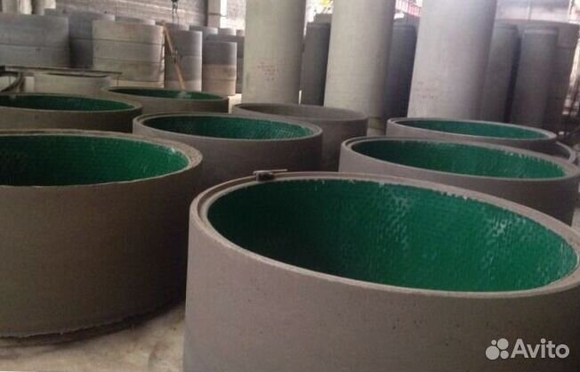 Железобетонное кольцо футерованное