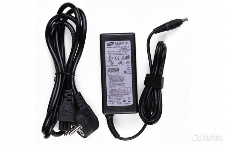 Блок питания (зарядка) Samsung R480 (19V/3.16A)