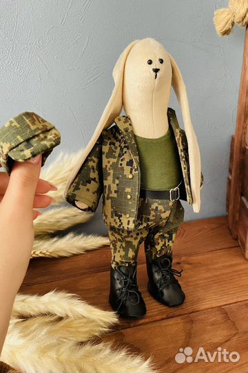 Игрушка солдатик с вашими шевронами