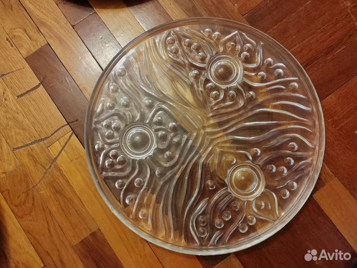 Блюдо стеклянное СССР