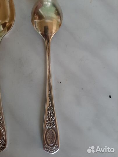 Набор чайных ложек СССР мельхиор в коробке
