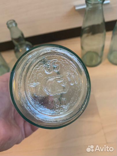 Кефирные (молочные) бутылки ссср. 9 штук