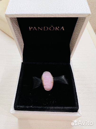 Шарм из муранского стекла pandora новый оригинал