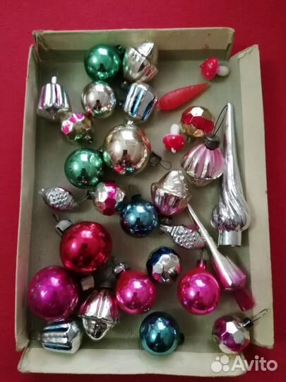 Елочные игрушки СССР Малютка цена за все