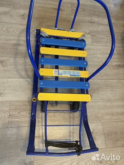 Новые санки на колесах