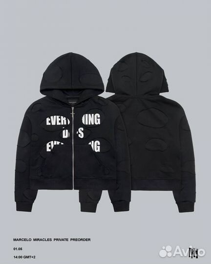 Marcelo miracles paris zip-hoodie