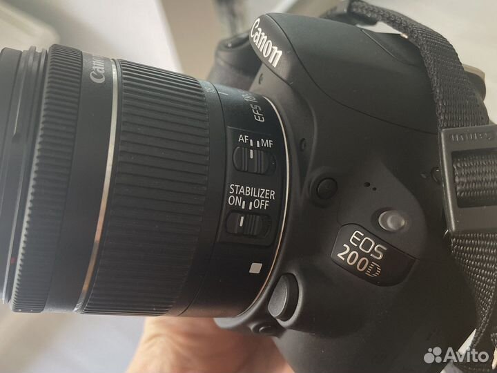 Фотоаппарат canon EOS 200D 18-55 (черный)