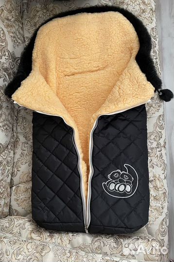 Конверт зимний на овчине