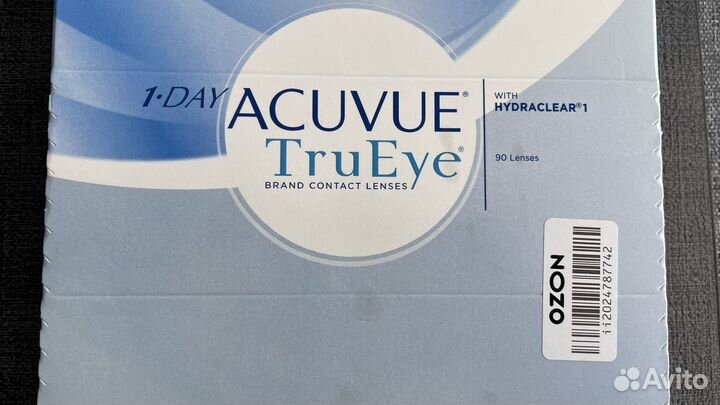 Линзы контактные однодневные acuvue