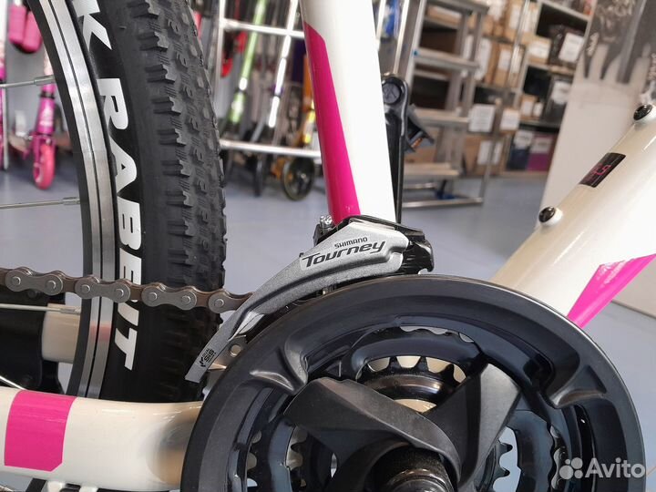 Велосипед Forward Jade (1.0) 27,5 серый-розовый