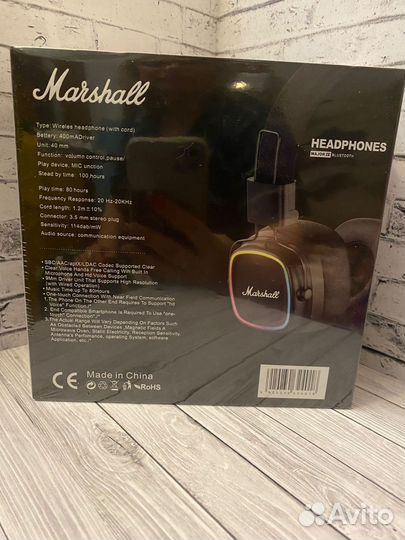 Беспроводные наушники Marshall major 4
