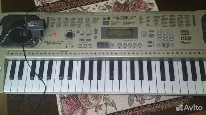 Детский синтезатор с микрофоном