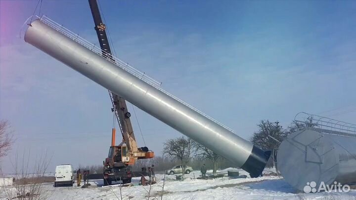 Резервуар емкость для воды от 15 до 200куб на зак