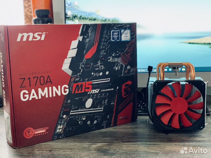 Компьютер MSI Z170, i5 6600k, 4Gb DDR4