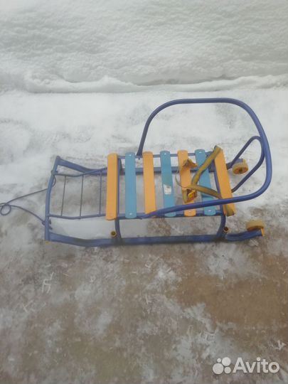 Коляска санки