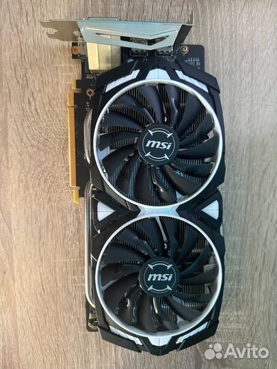 Видеокарта MSI armor GTX 1060 3GB