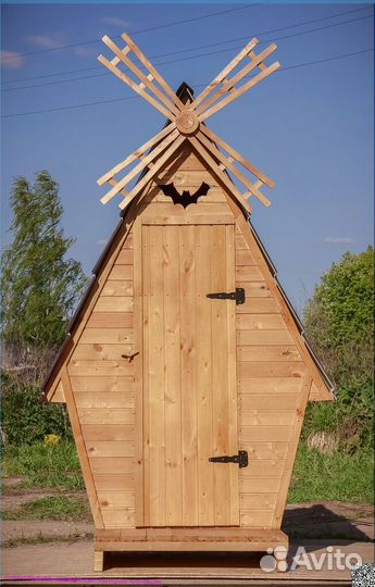 Дачный туалет деревянный TVP571