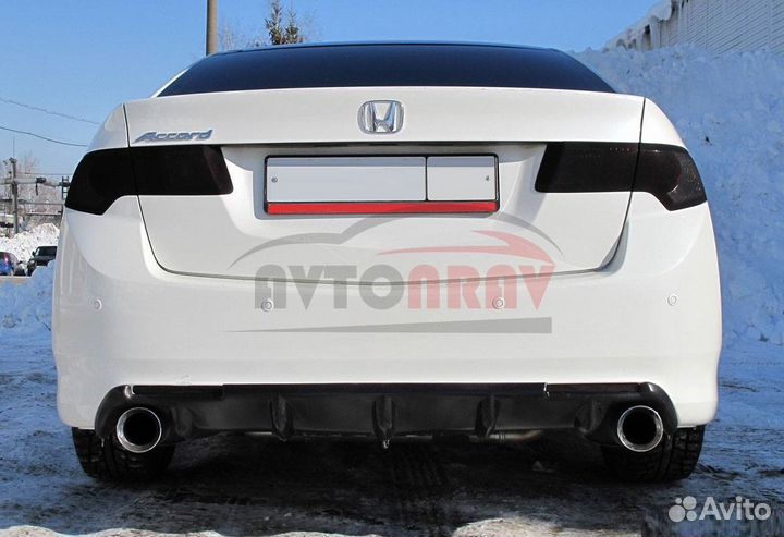 Диффузор Sport на задний бампер для Honda Accord 8