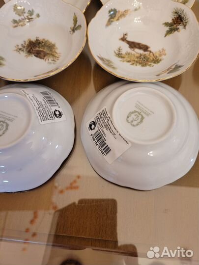 Чешский фарфор чайный набор