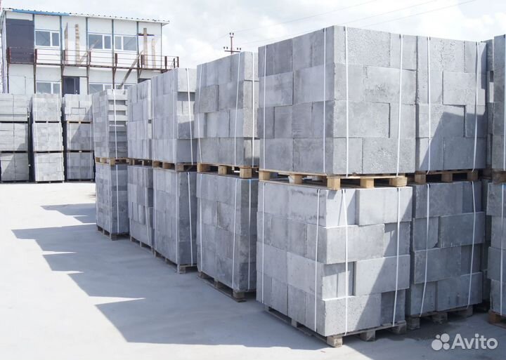 Полистиролбетонный блок D400 600x300x200