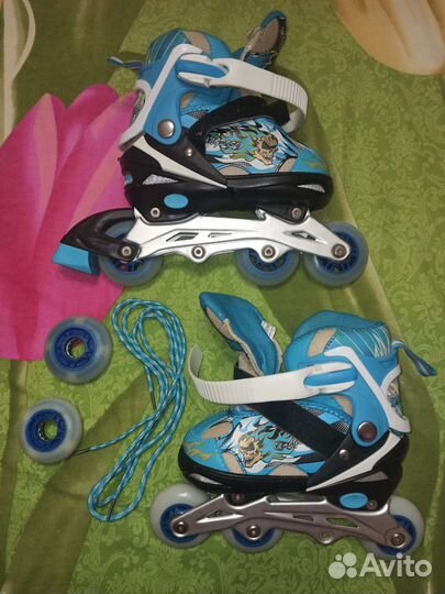 Роликовые коньки детские новые 28 - 31р /запчасти