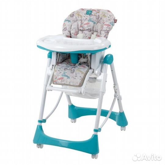 Стул для кормления Babyton Happy Animals Green