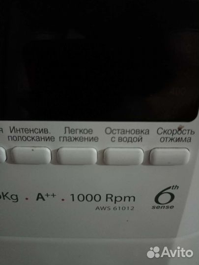 Стиральная машина на запчасти whirlpool aws 61012