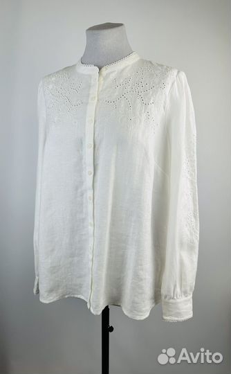 Рубашка блузка Boden L 100% лён США