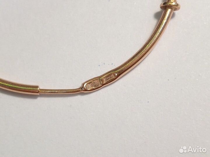 Серьги золотые