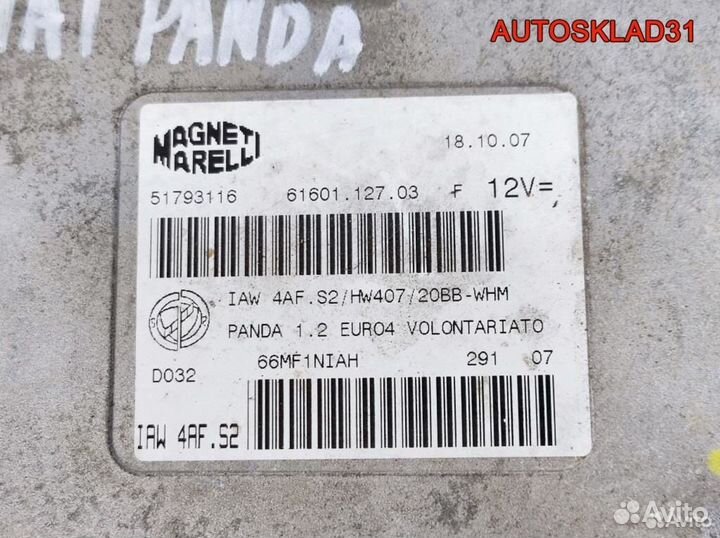 Блок эбу Fiat Panda 2 51793116 Бензин