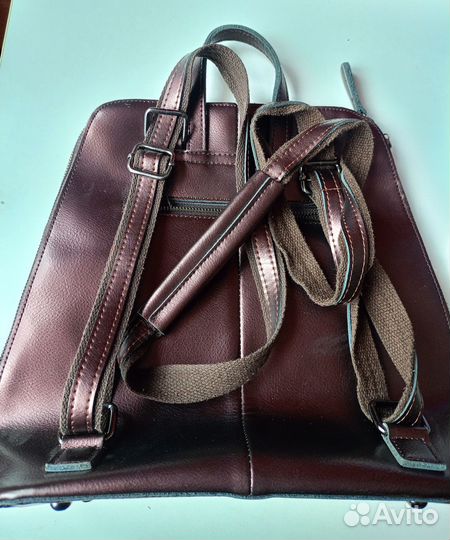 Сумка рюкзак кожа рептилии