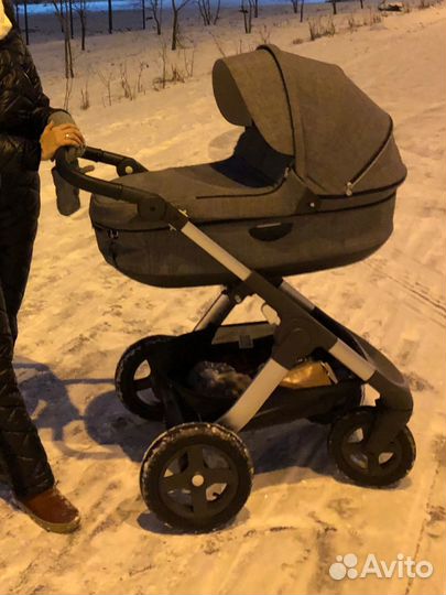 Коляска 3 в 1 stokke trailz
