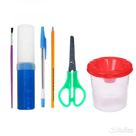 Набор первоклассника 35 предметов новый