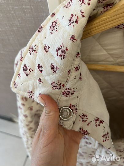 Стеганая куртка-рубашка pull and bear