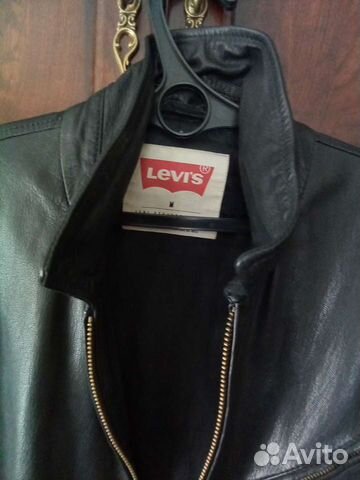 Кожаная куртка мужская Levis рL/XL