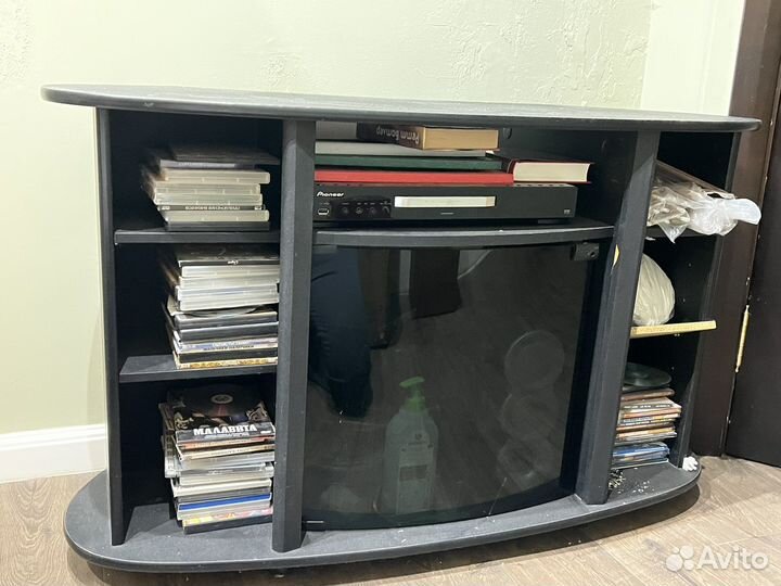 Тумба под телевизор черная