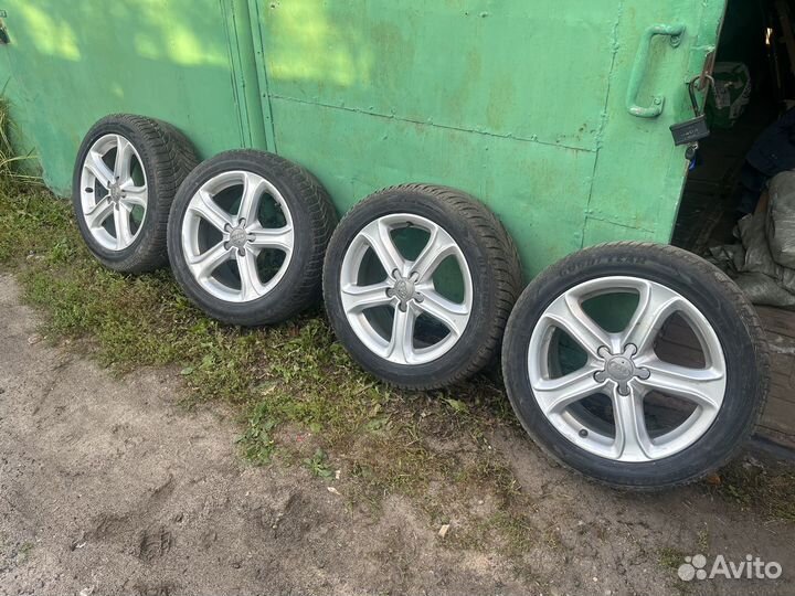 Колеса всборе 225/50 r17 диски audi