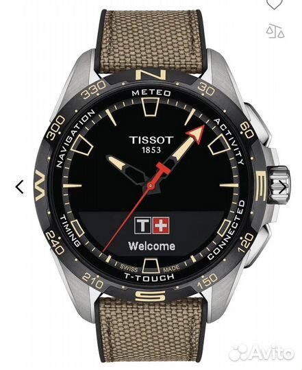 Часы Tissot t-touch connect solar