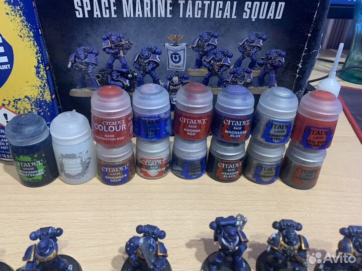 Warhammer 40000 space marine tactical squad