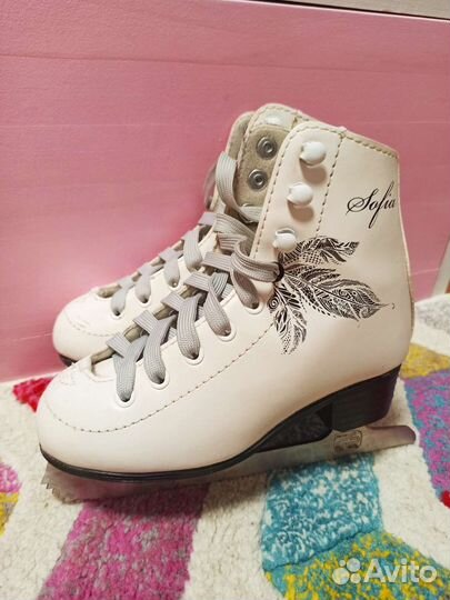 Коньки для девочки размер 30