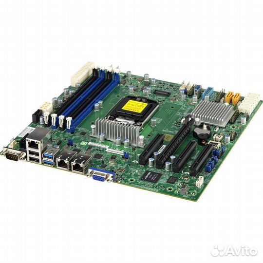 Материнская плата Supermicro X11SSM-F S1151 Intel, iC236, 4 DDR4 ECC, 2*PCI-Ex8 + 1*PCI-Ex4, SATA +