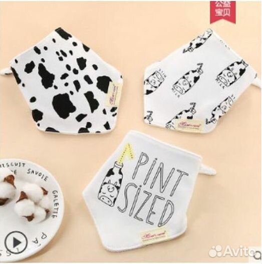 Слюнявчик набор 3шт