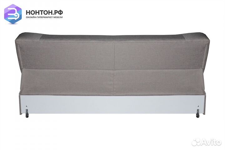 Диван книжка Ручеек рогожка светло-серая